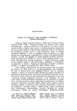 BITKA NA ~OSOVU 1389. GODINE U ISTORIJI IDRI1SA BITLISIJA