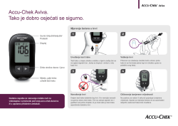 Accu-Chek Aviva. Tako je dobro osjećati se sigurno.