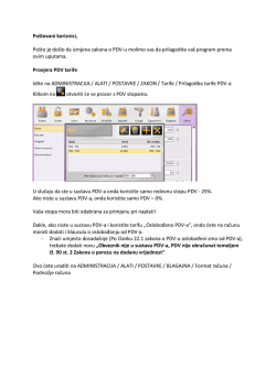 Po&scaron;tovani korisnici, Po&scaron;to je do&scaron;lo da izmjena