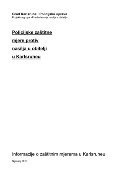 Policijske za&scaron;titne mjere protiv nasilja u obitelji u Karlsruheu