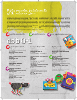 Popis razvojno primjerenih slikovnica