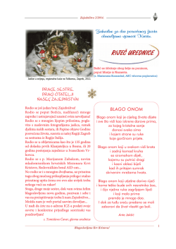 Zajedništvo – Broj 2. – Godina 2014.