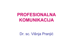 Profesionalna komunikacija teorija