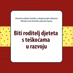 Brošura Biti roditelj djeteta s teškoćama u razvoju