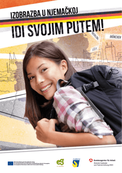 Izobrazba u Njemačkoj - Idi svojim putem!