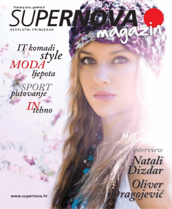 Supernova magazine spring/summer 2012