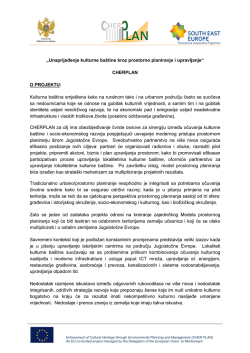 „Unaprijeđenje kulturne baštine O PROJEKTU
