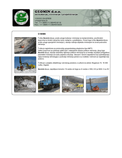 PDF - Geomin doo