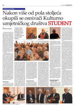 Nakon više od pola stoljeća okupili se osnivači Kulturno umjetničkog