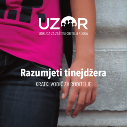 Razumjeti tinejdžera - UZOR Udruga za za&scaron;titu obitelji