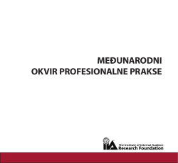međunarodni okvir profesionalne prakse