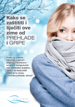Kako se za&scaron;tititi i liječiti ove zime od PREHLADE i GRIPE