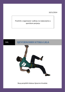 Brzinska natjecanja - Sjevernohrvatska liga