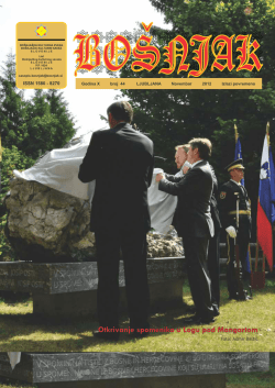 Otkrivanje spomenika u Logu pod Mangartom