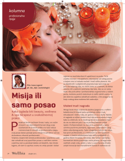 Misija ili samo posao