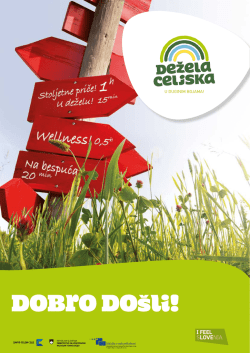 Dobro do&scaron;li! - Dežela Celjska