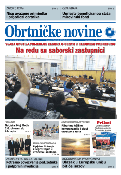 Na redu su saborski zastupnici