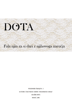 Dota - Katedra Čakavskog sabora "Bakarskoga kraja"