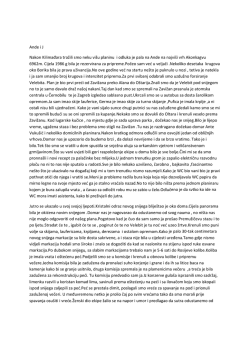 Ande i J Nakon Kilimađara tražili smo neku vi&scaron;u planinu i odluka je