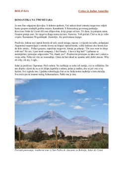 Bolivija, Peru, Argentina