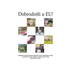 Dobrodo&scaron;li u EU! - Regionalna razvojna agencija Dubrovačko