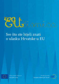 Sve što ste htjeli znati o ulasku Hrvatske u EU