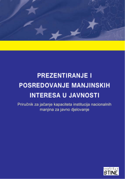 prezentiranje i posredovanje manjinskih interesa u javnosti