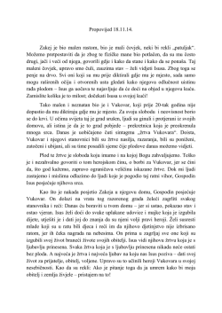 Propovijed 18.11.14. sjećanje na Vukovar