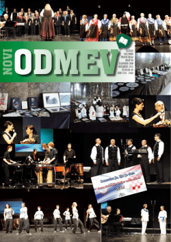 odmev - Zveza slovenskih dru&scaron;tev na Hrva&scaron;kem