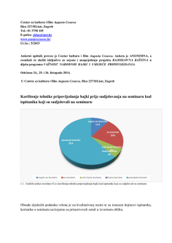 Kori&scaron;tenje tehnike pripovijedanja bajki prije sudjelovanja na