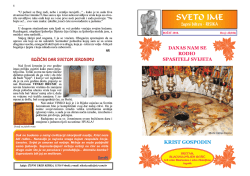 SVETO IME - fra Drago Ljevar