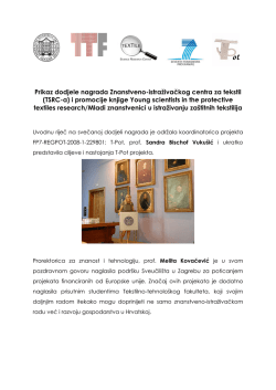 Prikaz promocije knjige i dodjele TSRC nagrada