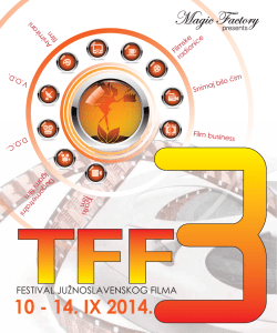 Katalog 2014 - tuzla film festivala