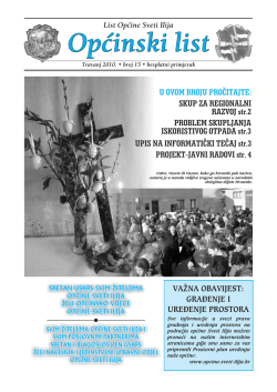 pregled - Općina Sveti Ilija