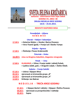 Druga nedjelja kroz godinu listic 08.doc