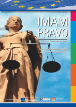 Bilten &ldquo;Imam pravo&rdquo; &bull; Broj 3 - Projekt Građanskih Prava Sisak