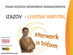 IZAZOV - LJUDSKI KAPITAL