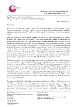 Hrvatska mreža volonterskih centara http://www.volontiram.info/
