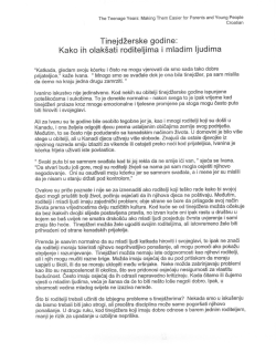 Tinejdzerske godine - Canadian Mental Health Association