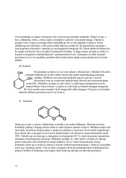 13 Ova kemikalija se nalazi u brojnom voću i povrću