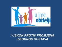 I Uskok protiv promjena izbornog sustava