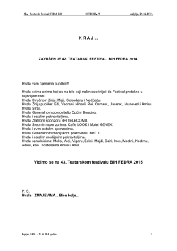 Bilten br.9 u pdf formatu. - KSC