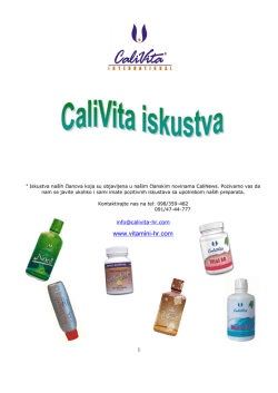 Dragi prijatelji Calivite,