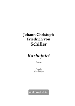 Razbojnici &ndash; (1781) &ndash; Johann Christoph Friedrich von Schiller