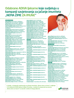 NEMA ZIME ZA IMUNE