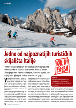 Jedno od najpoznatijih turističkih skijali&scaron;ta Italije