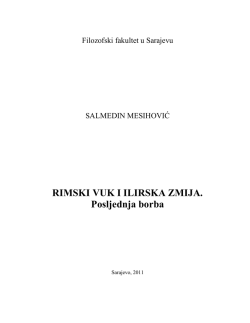 RIMSKI VUK I ILIRSKA ZMIJA. Posljednja borba