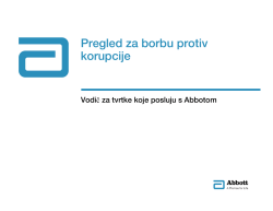 Pregled za borbu protiv korupcije