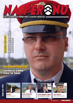 NA PERONU 30.pdf - Sindikat prometnika vlakova Hrvatske