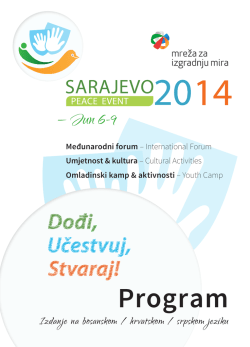Program - Peace Event 2014